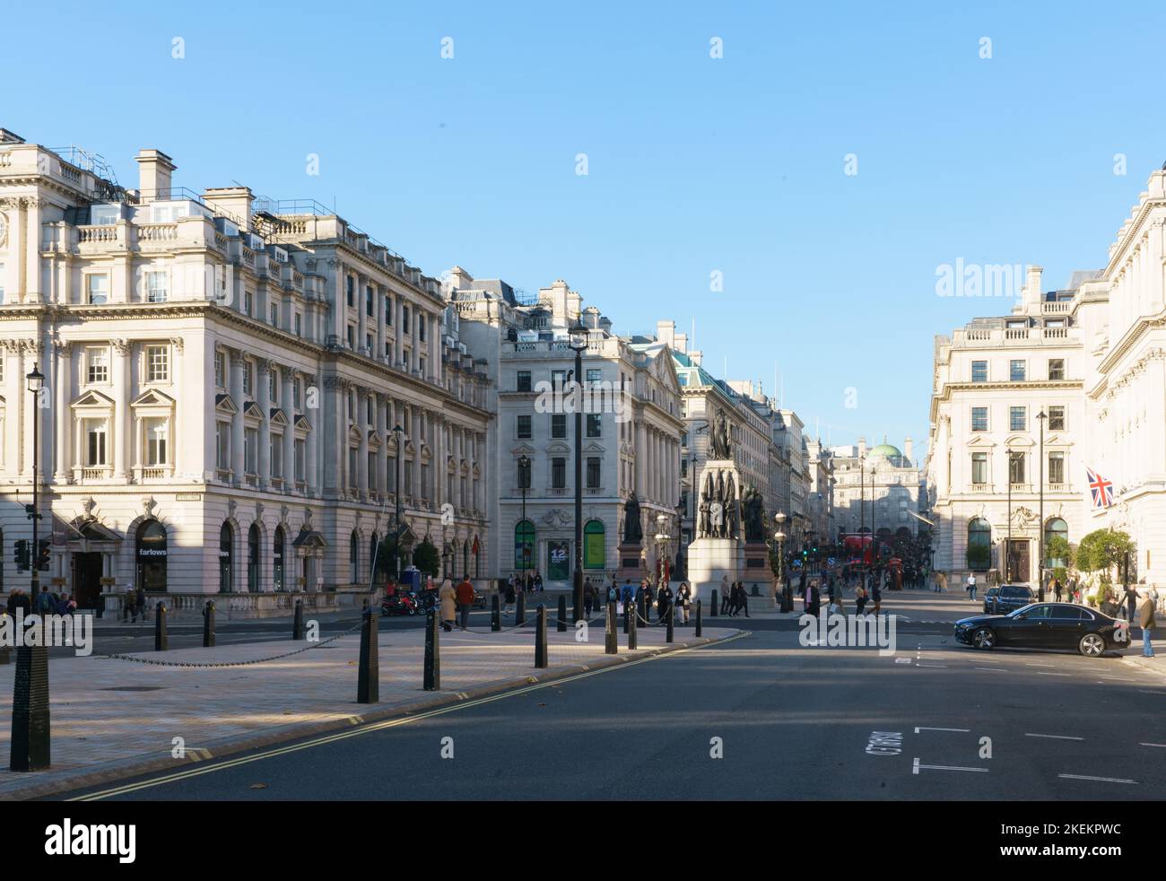 The Anthenaeum, ein privater Mitgliederclub, Waterloo Place, London, Großbritannien Stockfoto