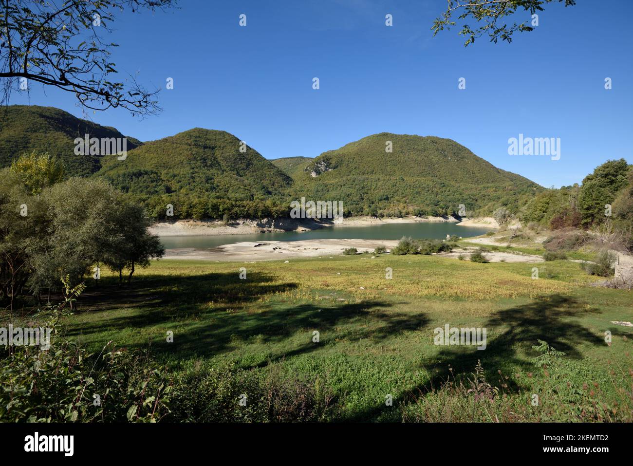 Italien, Latium, Turano See Stockfoto