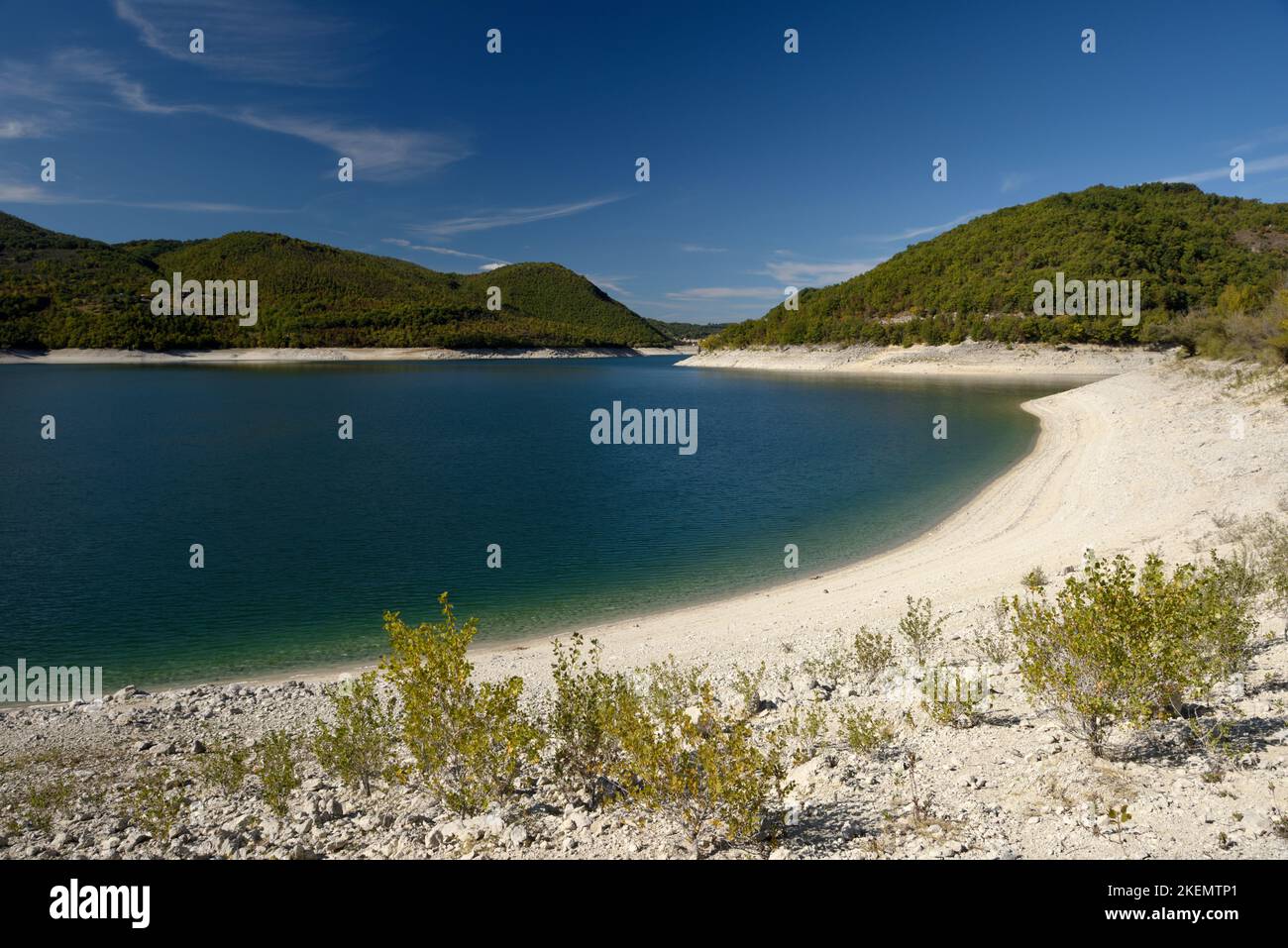 Italien, Latium, Turano See Stockfoto
