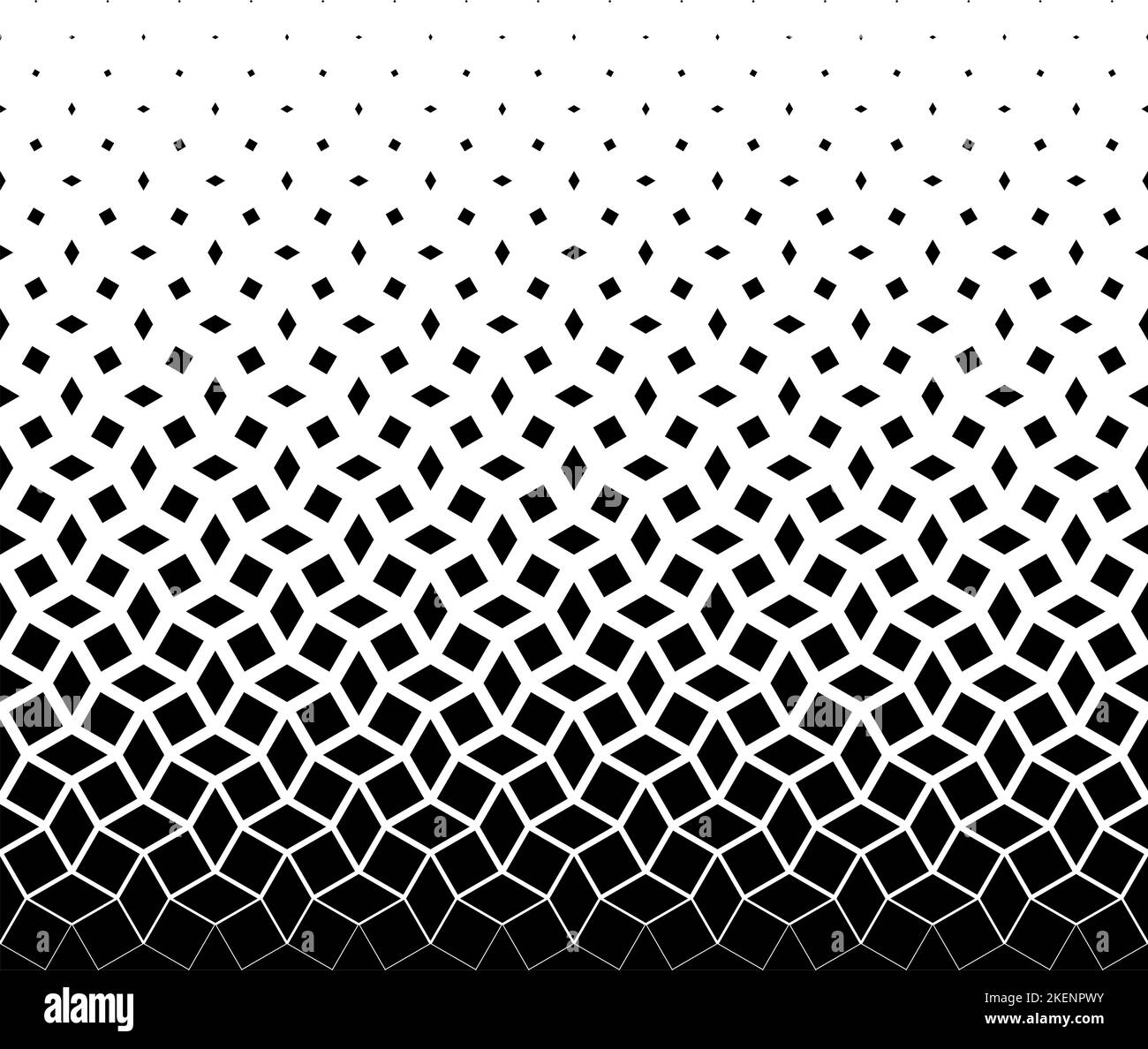 Geometrisches Muster von schwarzen Figuren auf weißem Hintergrund.Option mit einem DURCHSCHNITTLICHEN Ausblenden.SKALIERUNGSMETHODE Stock Vektor