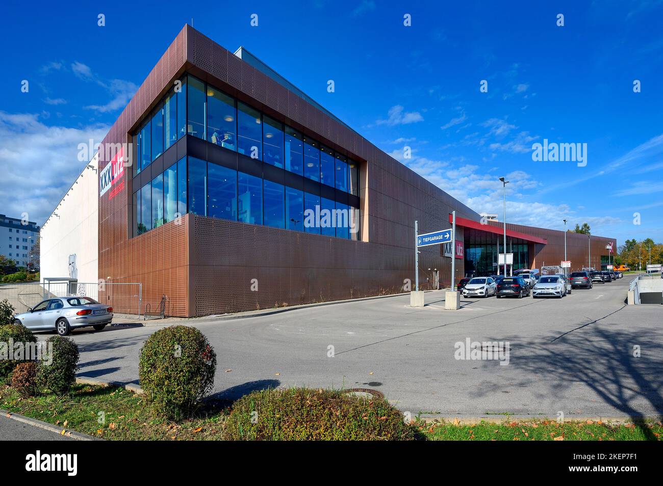 XXXLutz Möbelhaus, Kempten, Allgäu, Oberes Allgäu, Bayern, Deutschland Stockfotografie