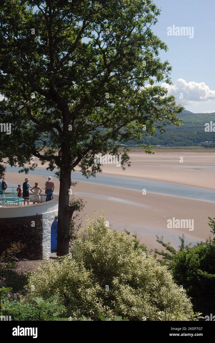 Portmeirion, Touristenort in Gwynedd, Nordwales. Stockfoto