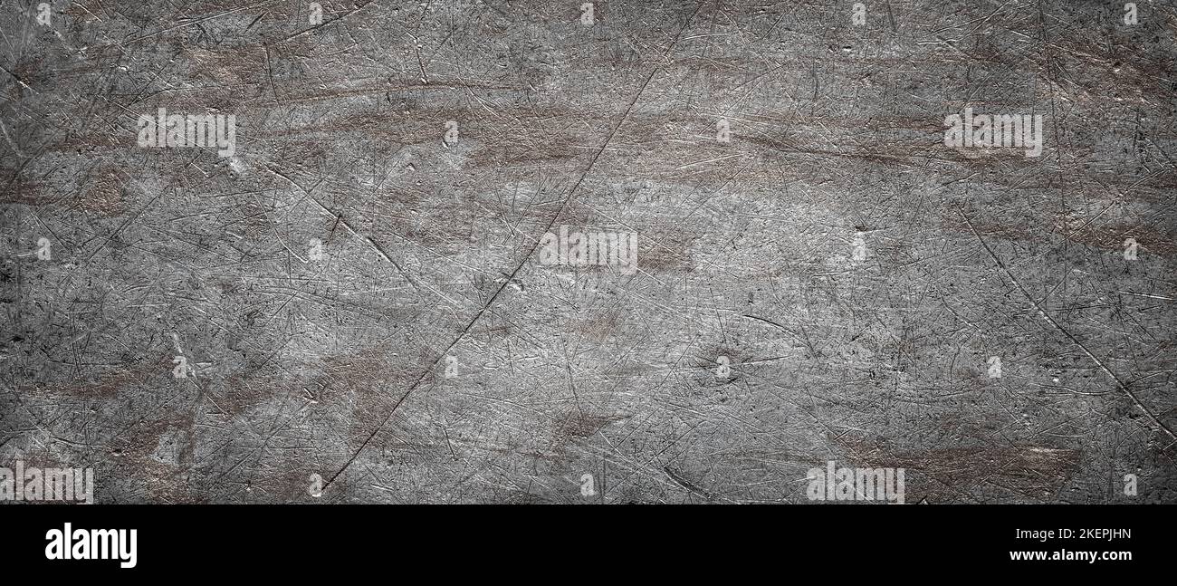 Alte zerkratzte Metallstruktur Hintergrund Stockfoto