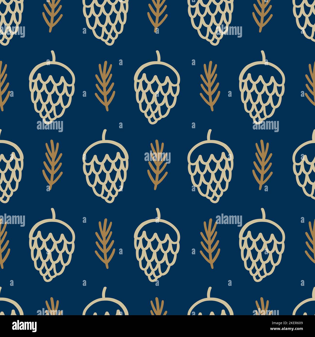 Weihnachten nahtlose Muster Stock Vektor