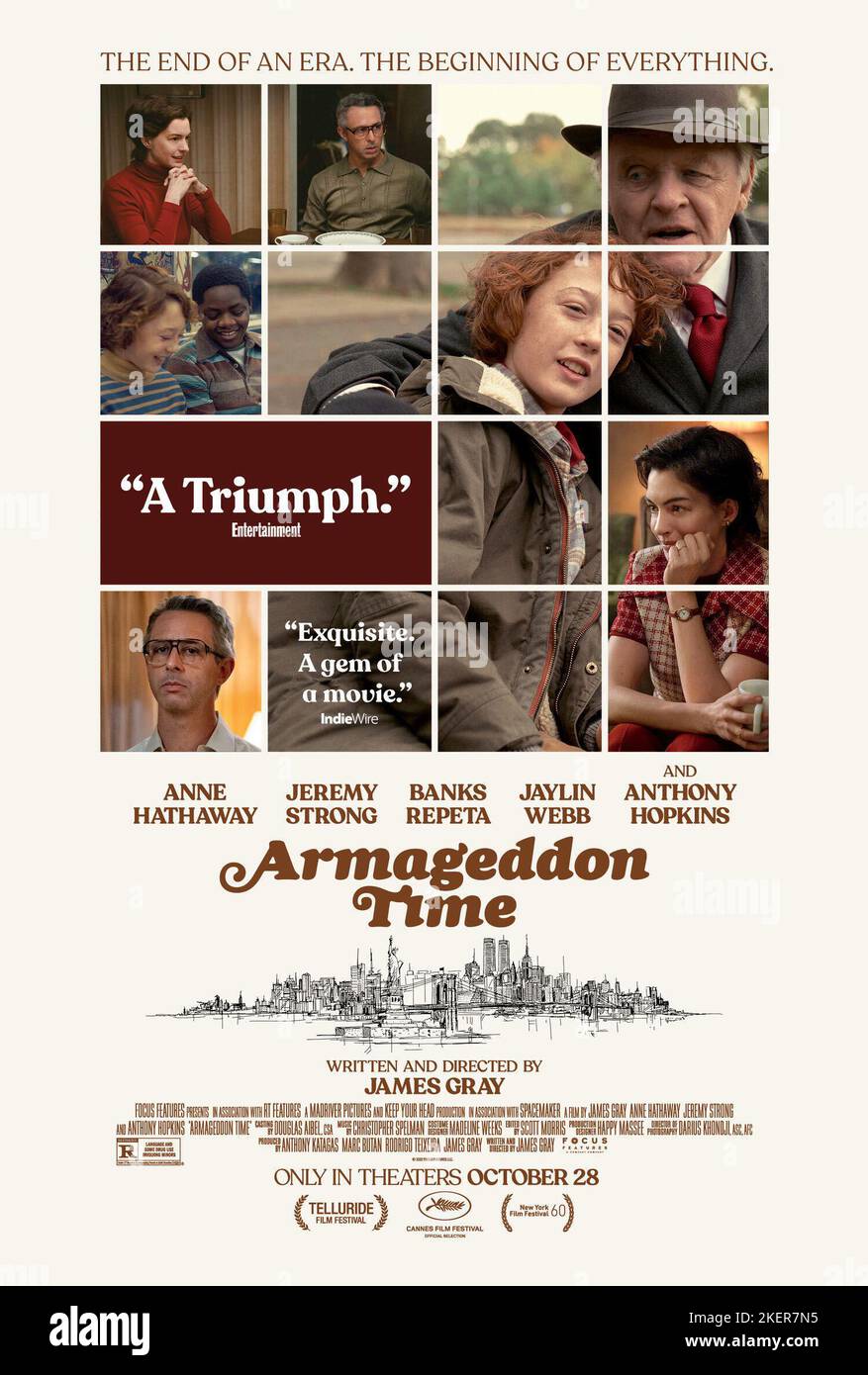 ARMAGEDDON TIME (2022), Regie: JAMES GRAY. Kredit: FOKUS-EIGENSCHAFTEN / Album Stockfoto