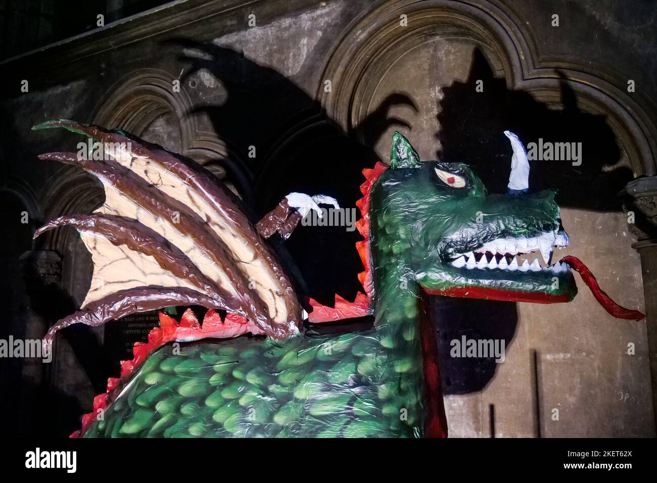 Der Graoully, ein mythisches Tier, Metz, Moselle, Lothringen, Grand Est Region, Frankreich Stockfoto