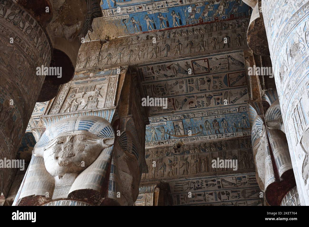 Dendera Temple Complex in Ägypten, 20. Oktober 2022. (CTK Photo/Petr Svancara) Stockfoto