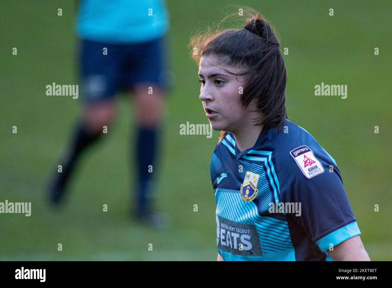 Port Talbot Town gegen Swansea City im Genero Adran Premier an der Victoria Road am 28.. November 2021. Kredit: Lewis Mitchell Stockfoto