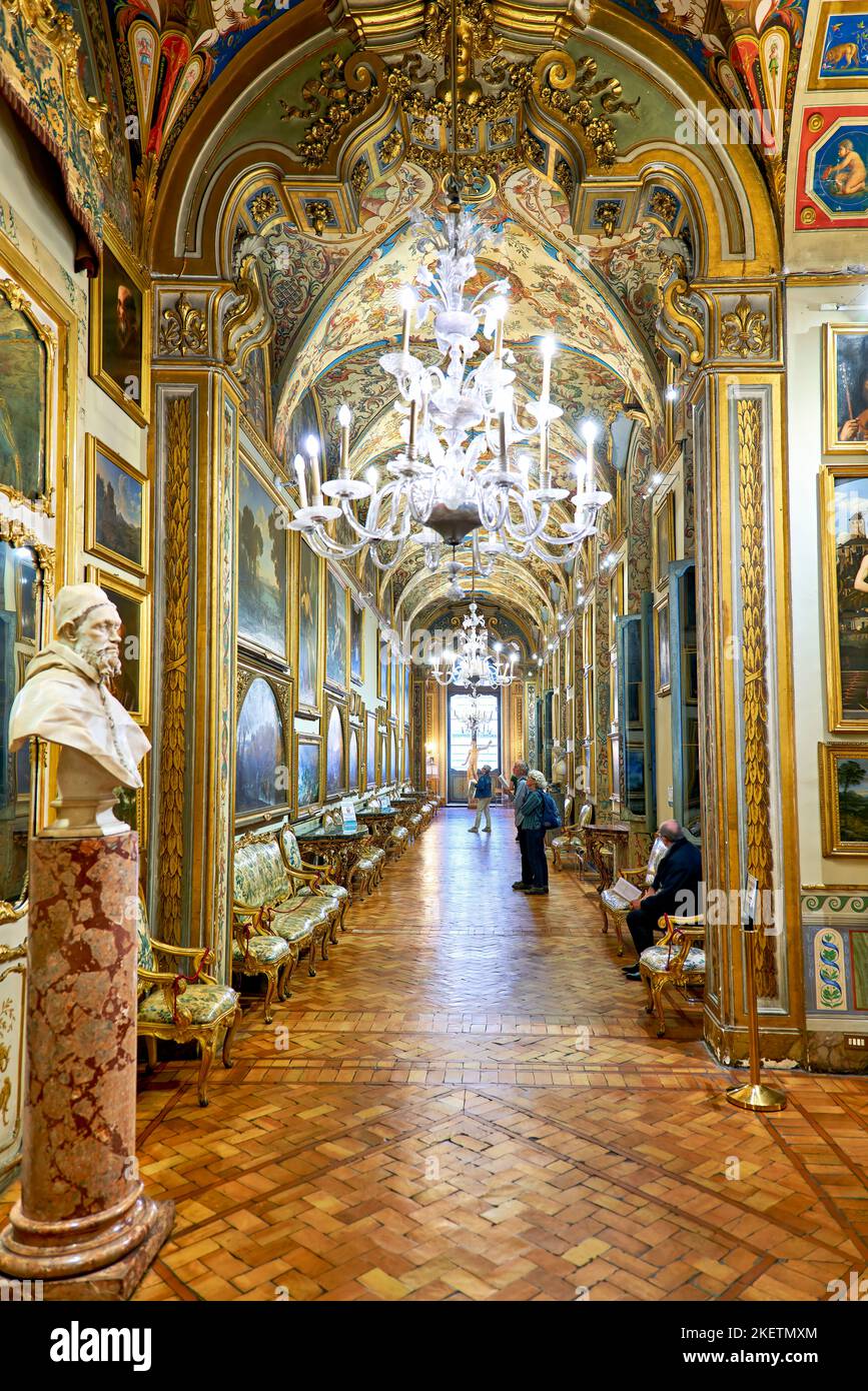 Rom Latium Italien. Die Galerie Doria Pamphilj ist eine große Kunstsammlung im Palazzo Doria Pamphilj Stockfoto