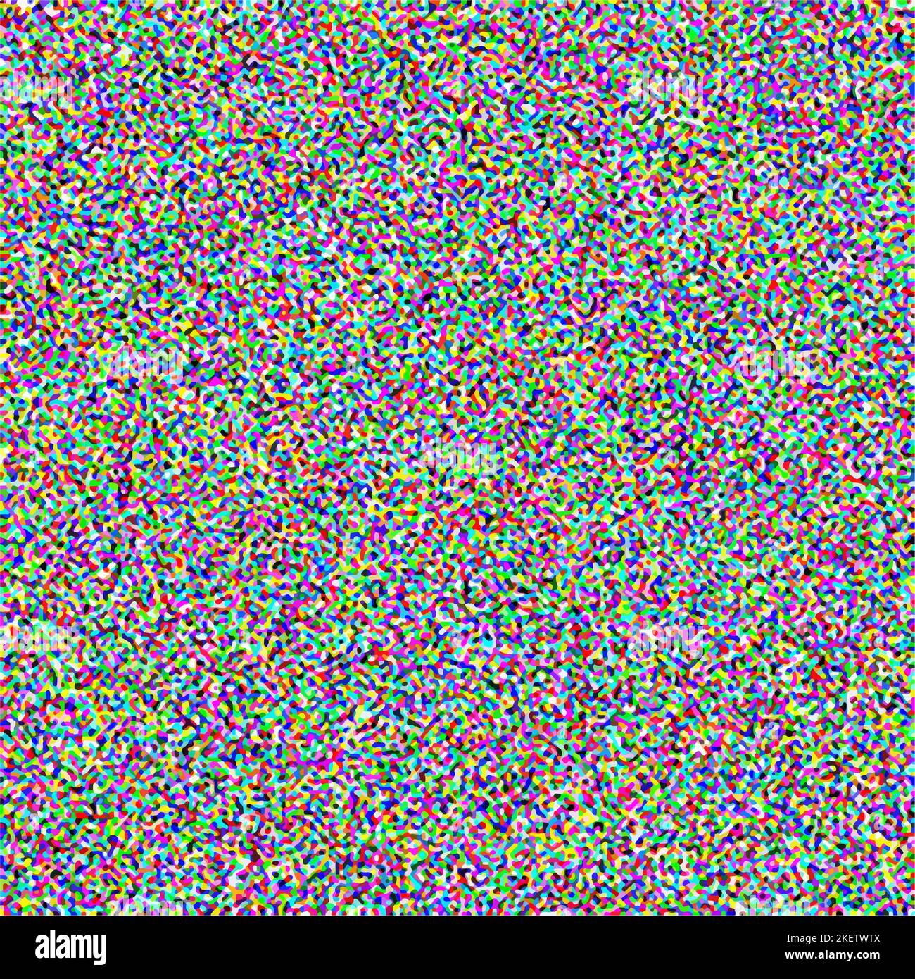 Gaußsches Rauschen, nahtloses RGB-Muster in Vektorqualität Stock Vektor