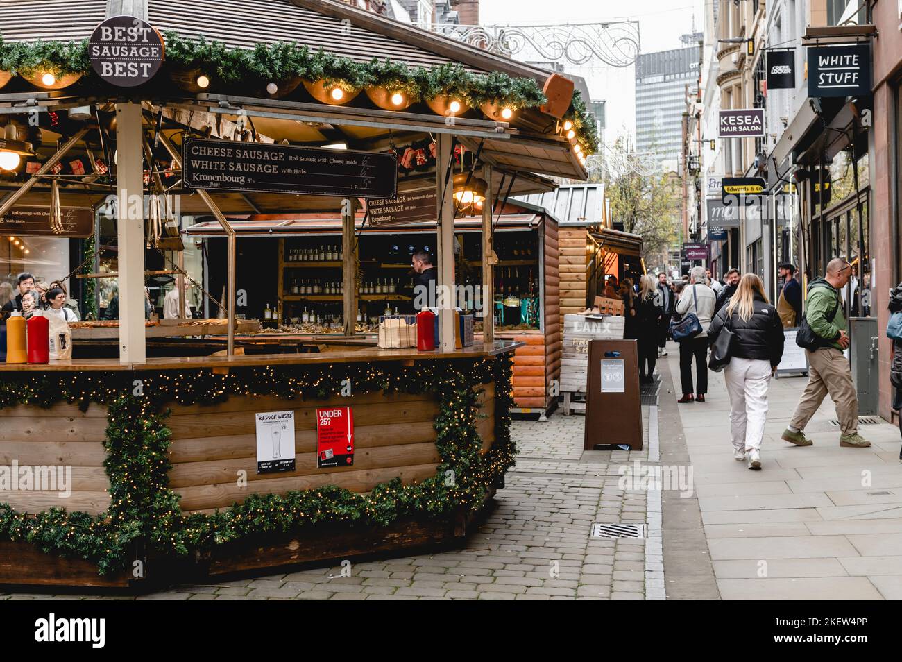 Manchester Christmas Market 2022 Stockfoto