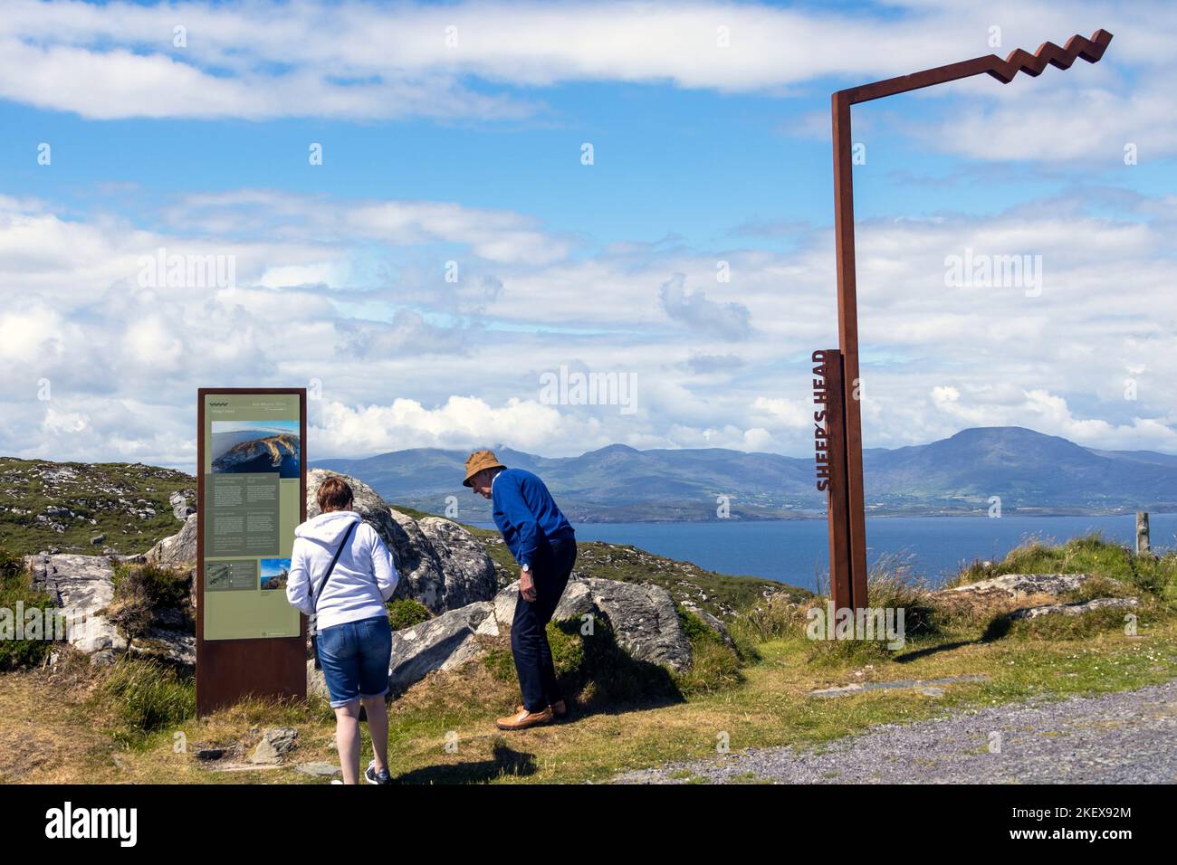 Wild Atlantic Way Sheeps Head Way West Cork Irland Stockfoto