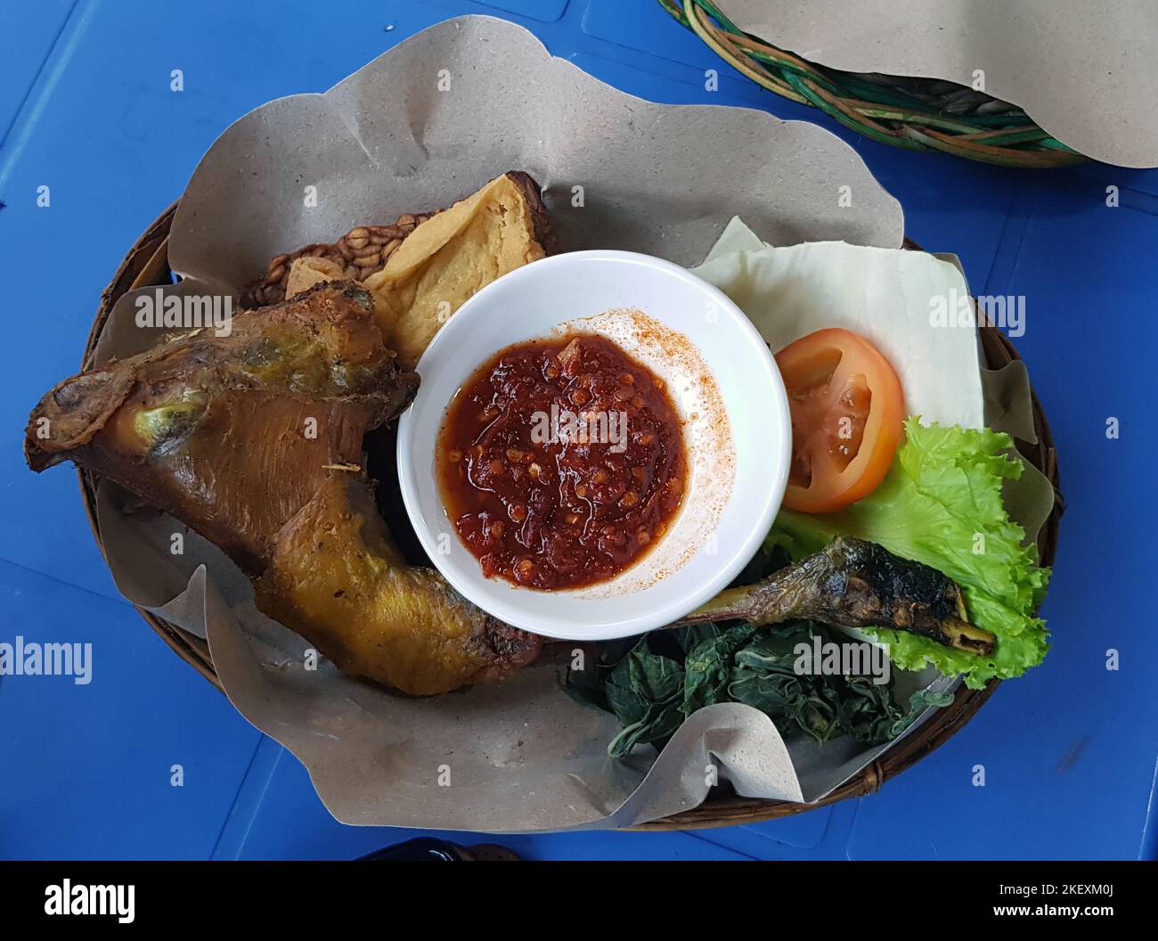 Lokale Speisen aus Timor-Leste Stockfoto