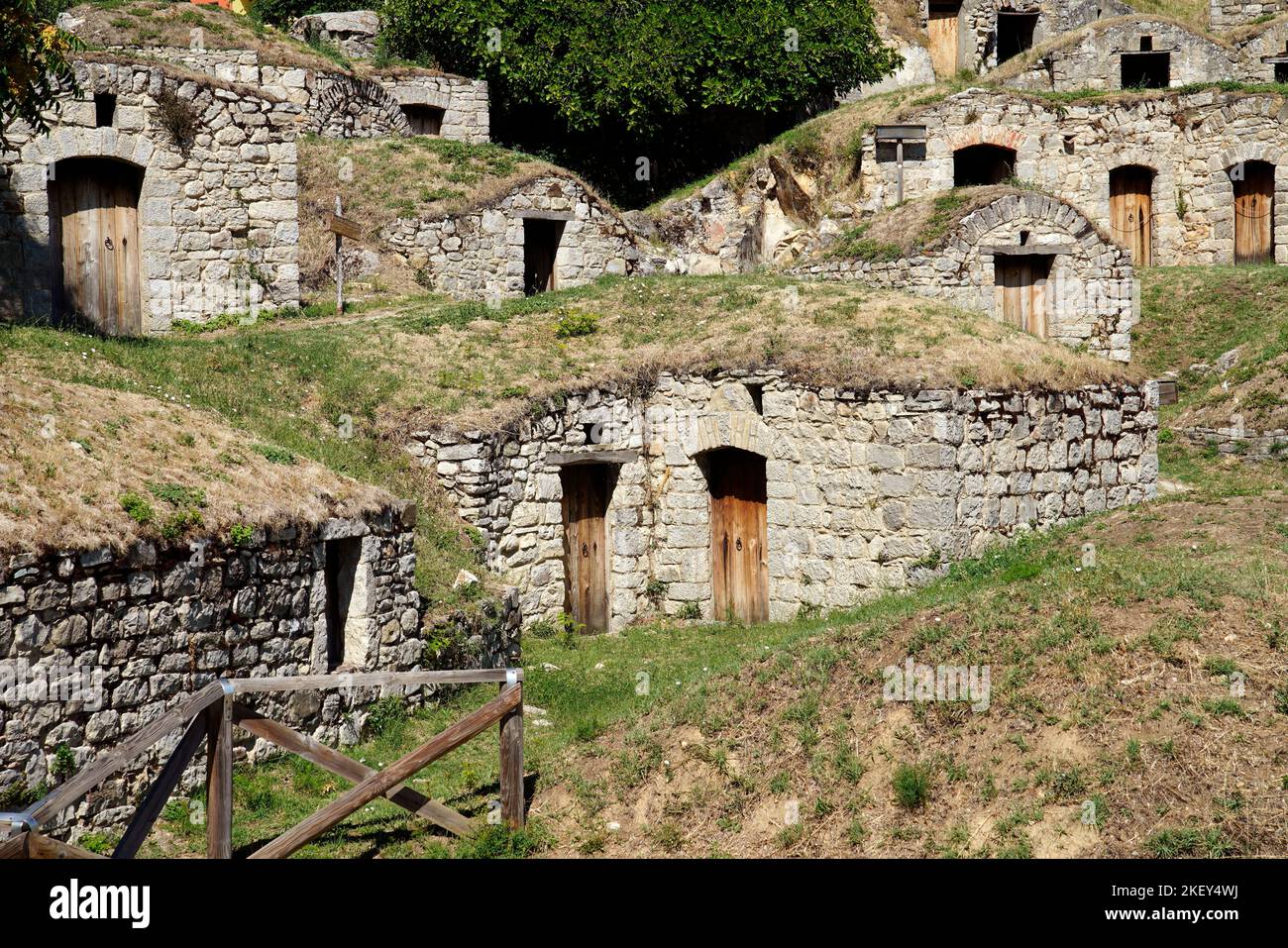 Parco Urbano dei Palmenti di Pietragalla, Provinz Potenza, Region Basilicata, Italien Stockfoto