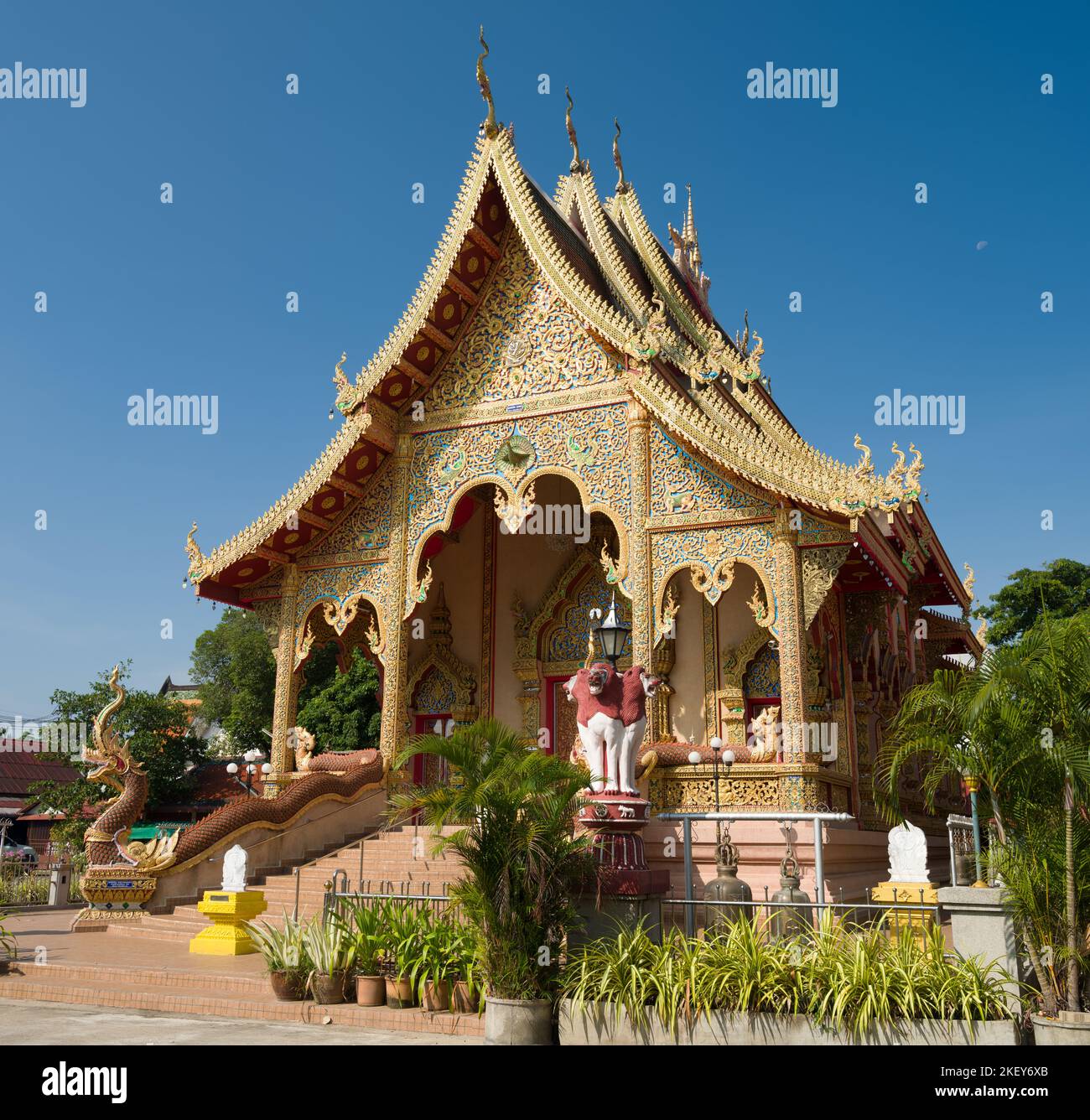 Mueang Chiang Rai, Thailand. 15. November 2022; Wat Sri Boon Ruang Tempel Stockfoto