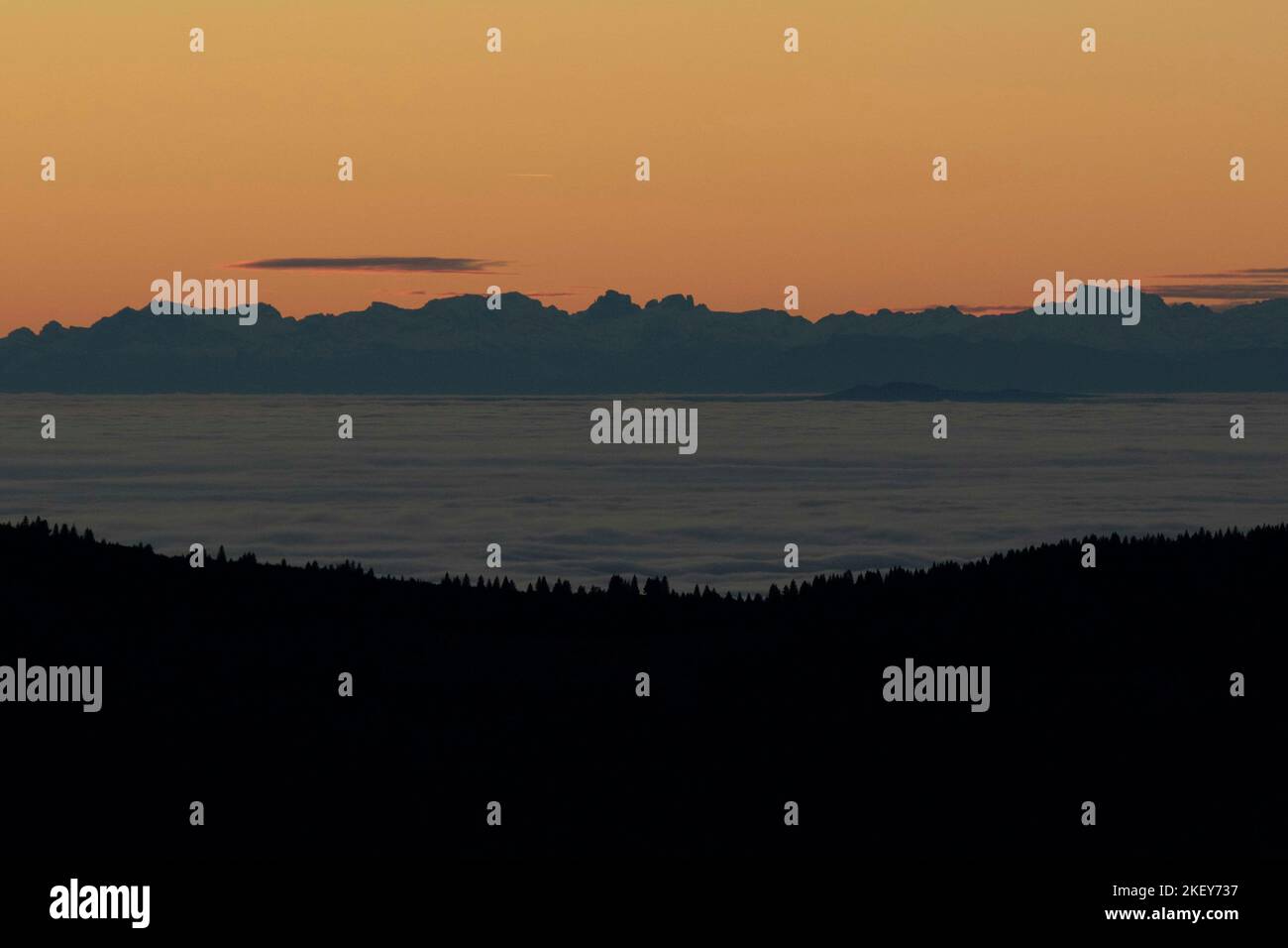 levé de Soleil Stockfoto