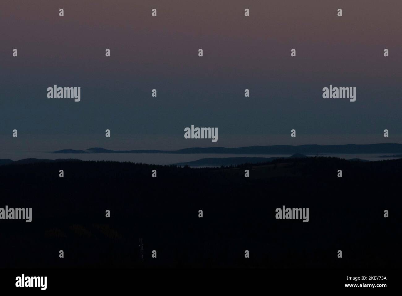 levé de Soleil Stockfoto