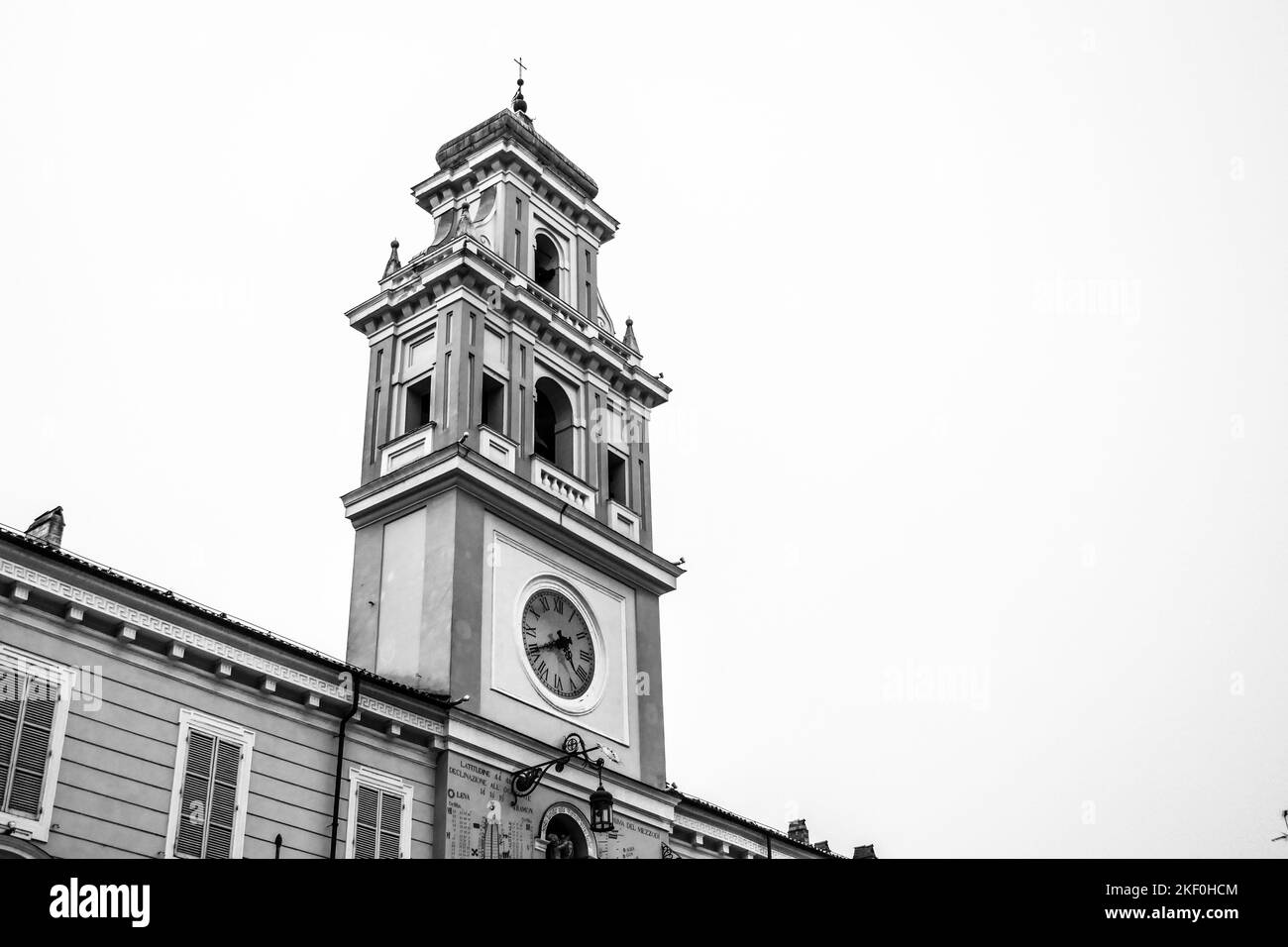 Der Uhrturm von Parma, Emilia-Romagna, Italien Stockfoto