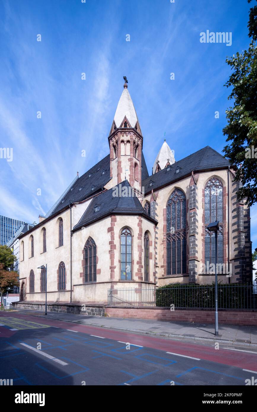 Die Old St. Nikolaikirche (Alte Nikolaikirche), Frankfurt, Deutschland Stockfoto