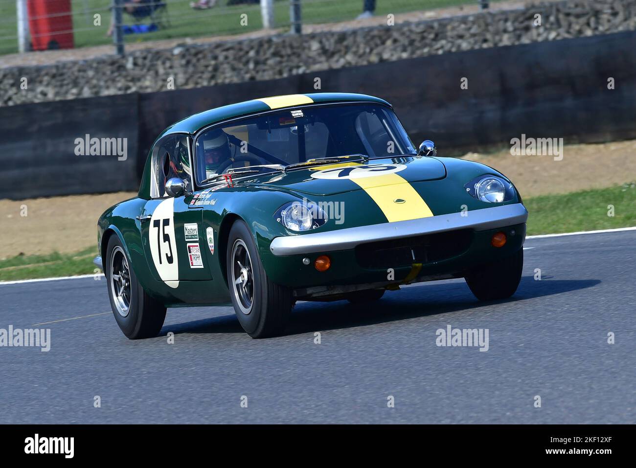 Martin Angle, Martin Stretton, Lotus Elan, Gentlemen Drivers Pre-66 GT Cars, ein neunzig-Minuten-Zweifahrer-Rennen mit GT-Autos, von denen viele ha Stockfoto