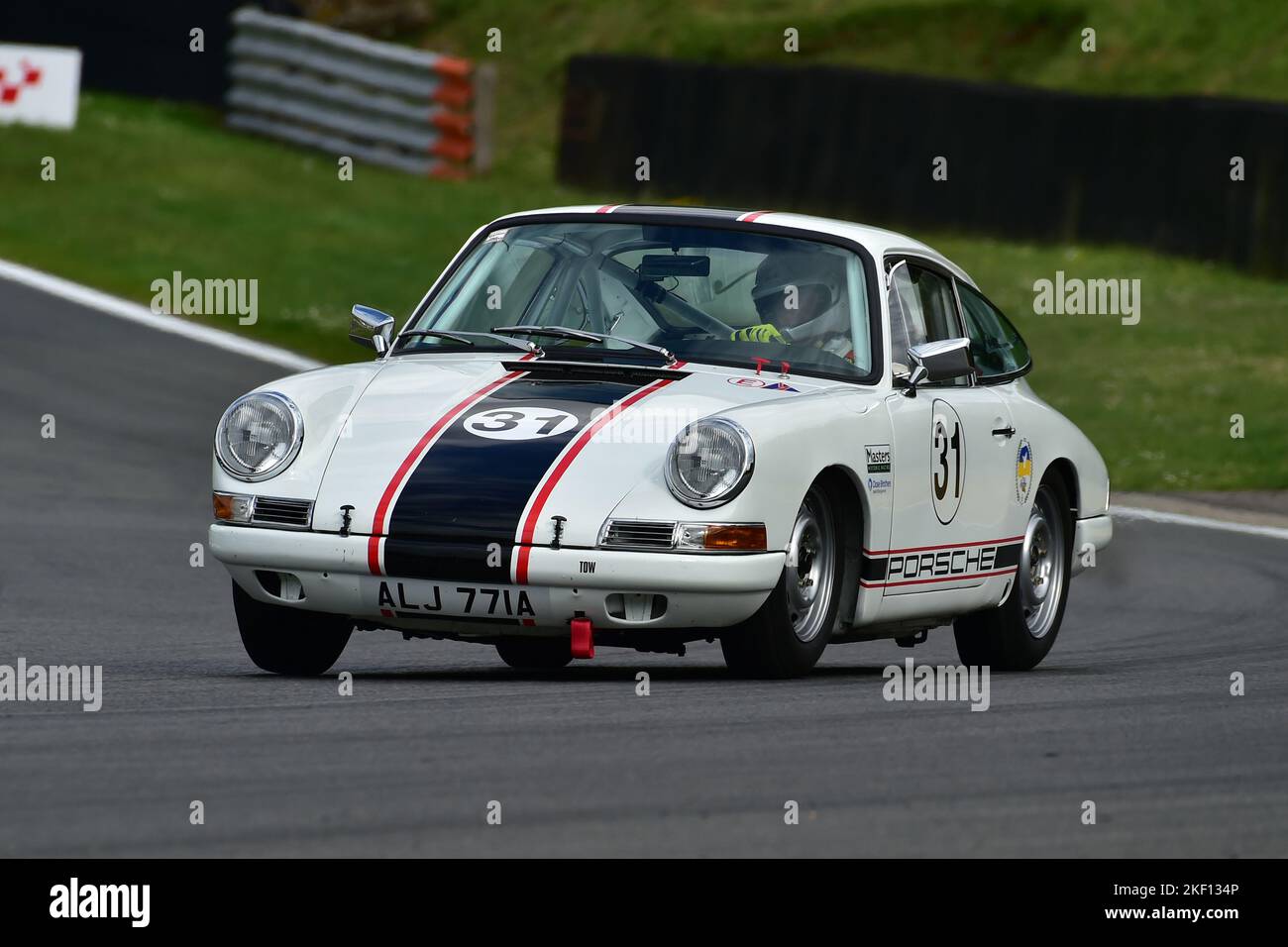 Andrew Walton, Porsche 911, Gentlemen Drivers Pre-66 GT Cars, ein neunzig-Minuten-Zweifahrer-Rennen mit GT-Autos, bei denen viele teilgenommen hätten Stockfoto