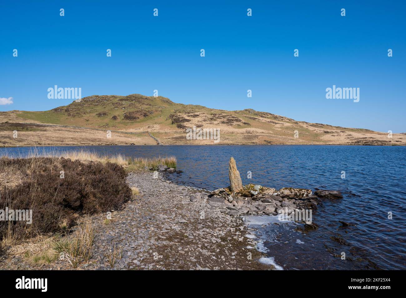 Loch Whinyeon Reservoir, Gatehouse of Fleet Stockfoto