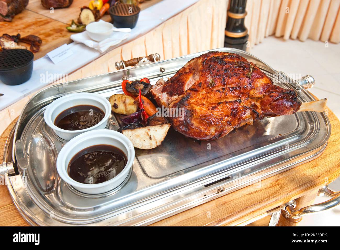 Gebratenes Rindfleisch Stockfoto