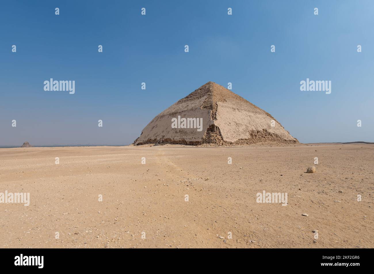 Die Dashur-Pyramide in Ägypten Stockfoto