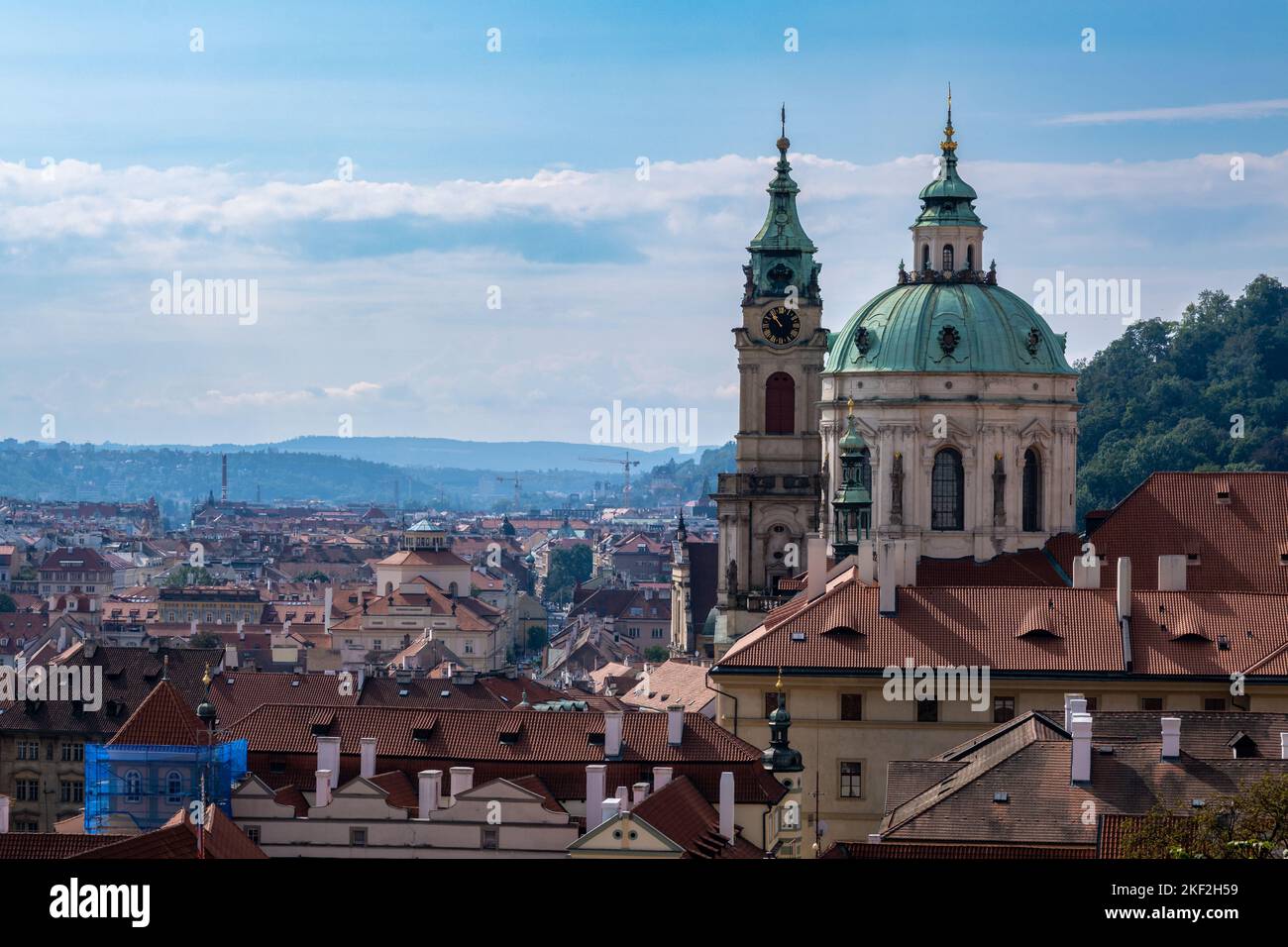 Prag, Tschechische Republik - 4. September 2022: Nikolaikirche im Alten Twon von Prag Stockfoto