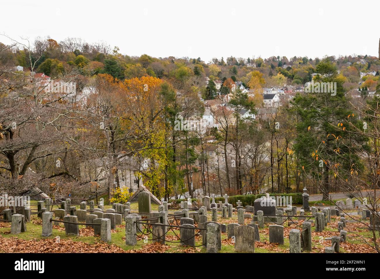 Verschiedene Bilder von Gräbern Stockfoto