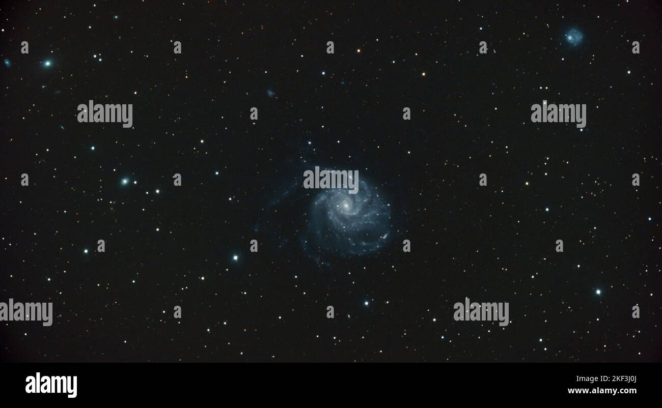 Die Windrad-Galaxie Stockfoto