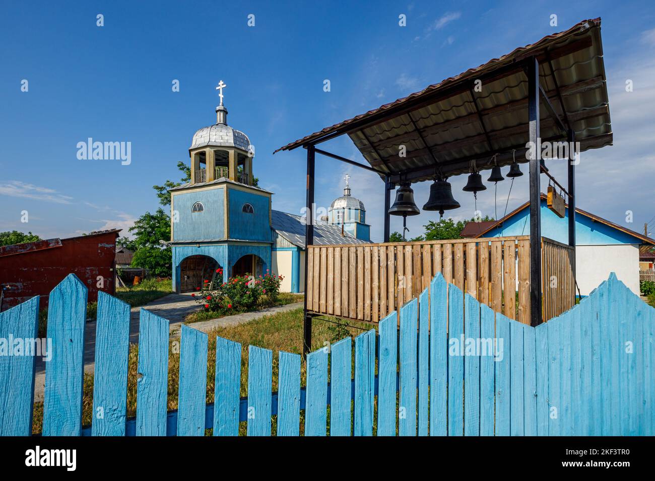 Die orthodoxe Kirche von Mila 23 im donaudelta rumänien Stockfoto