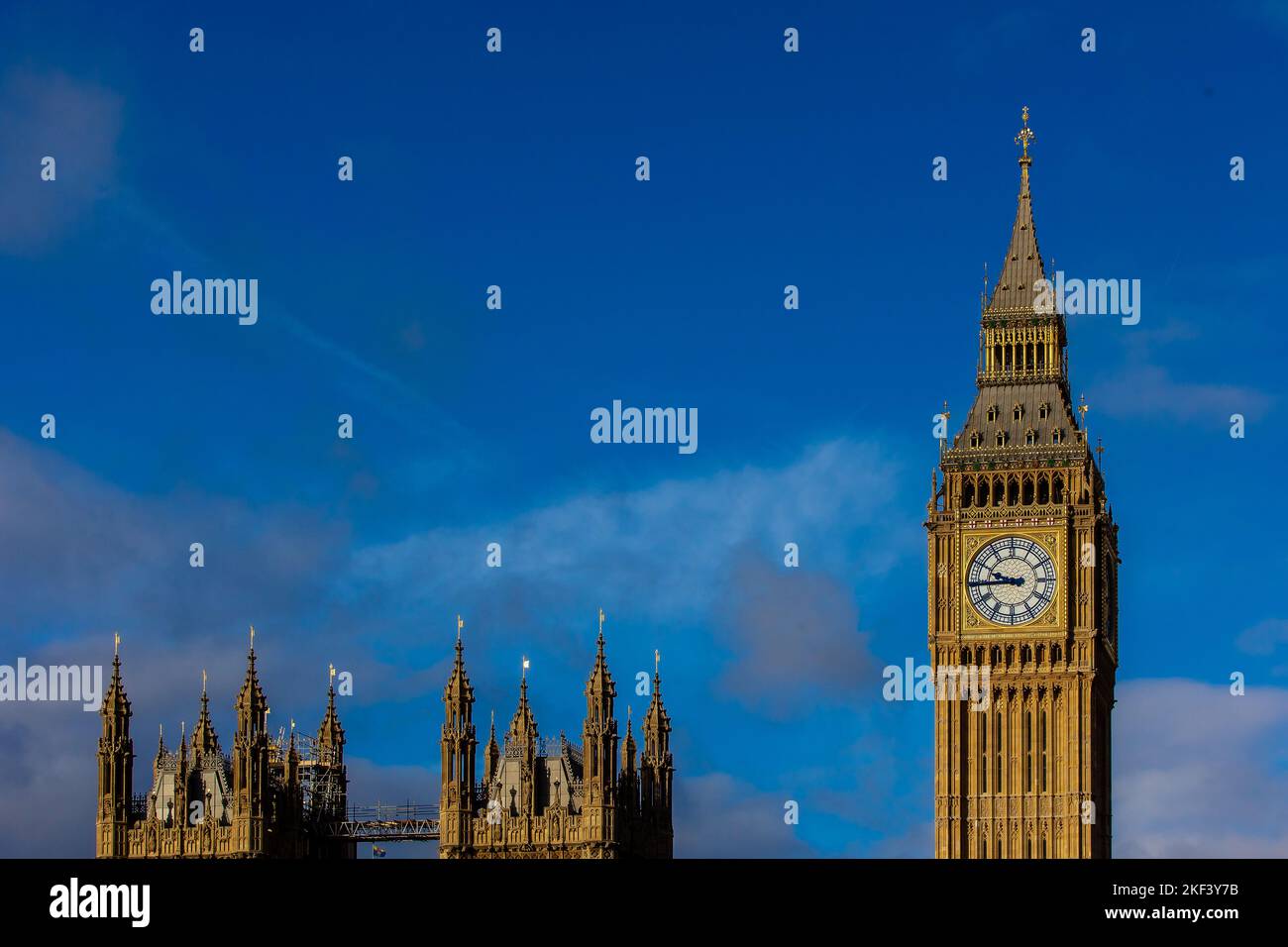 Der Big Ben und der Palast von Westiminster in London, England (UK) Stockfoto
