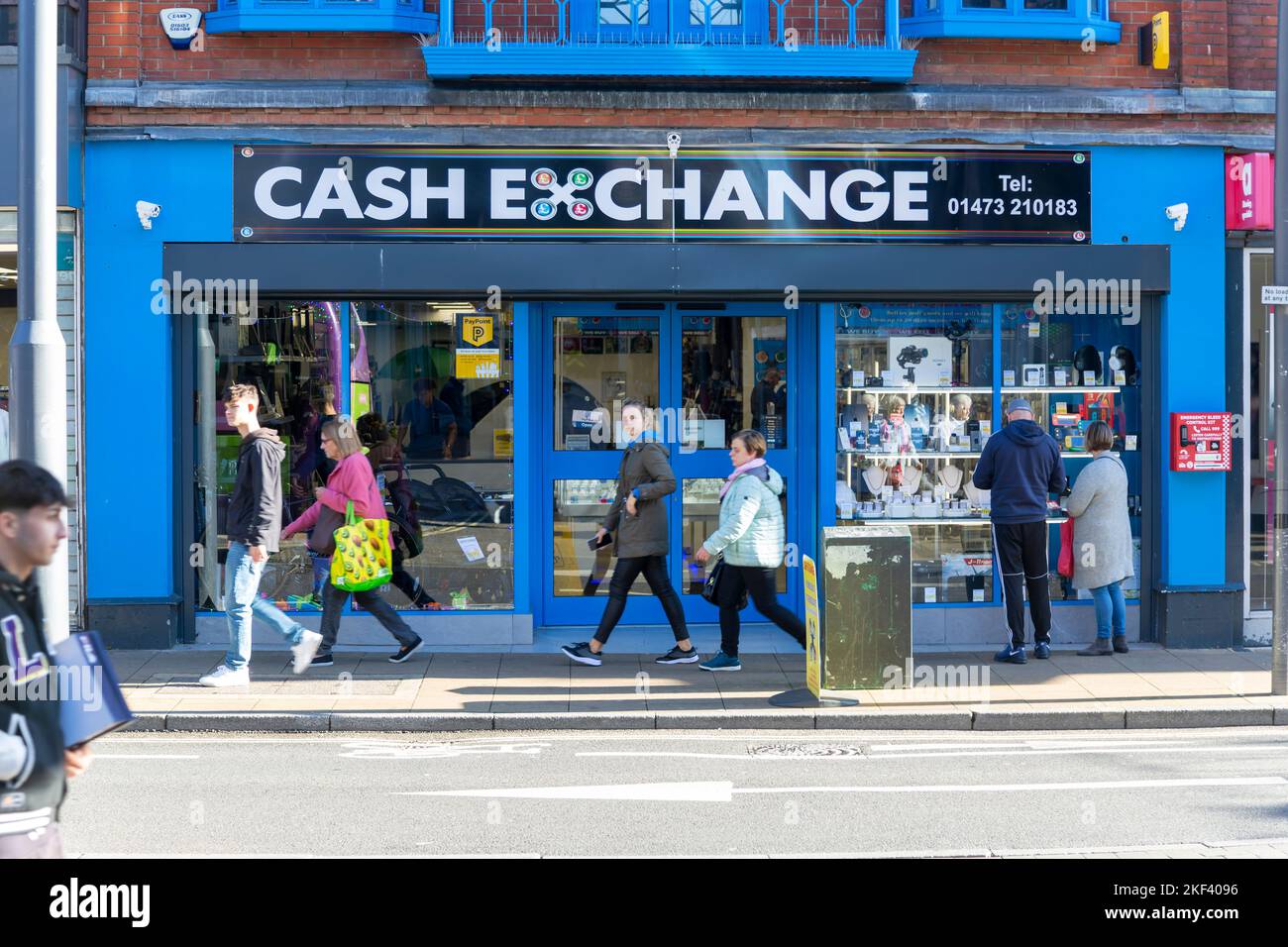 Geldbörse Pfandhäuser, Ipswich, Suffolk, England, Großbritannien Stockfoto