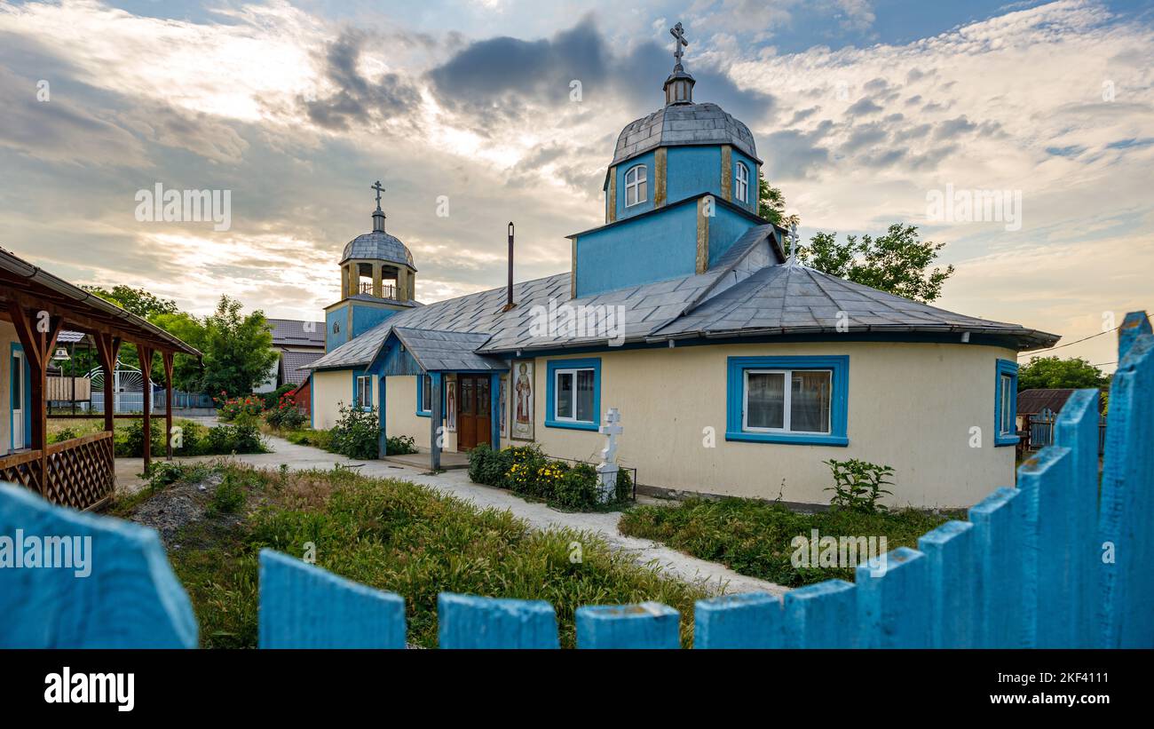 Die orthodoxe Kirche von Mila 23 im donaudelta rumänien Stockfoto