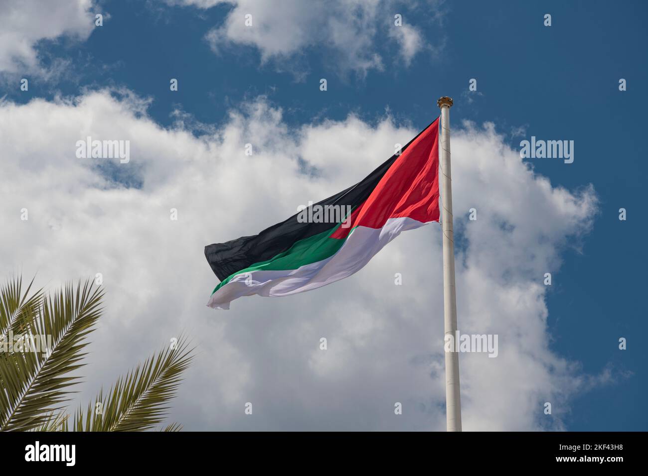 Flagge Des Arabischen Aufstands Aqaba Jordanien Stockfoto