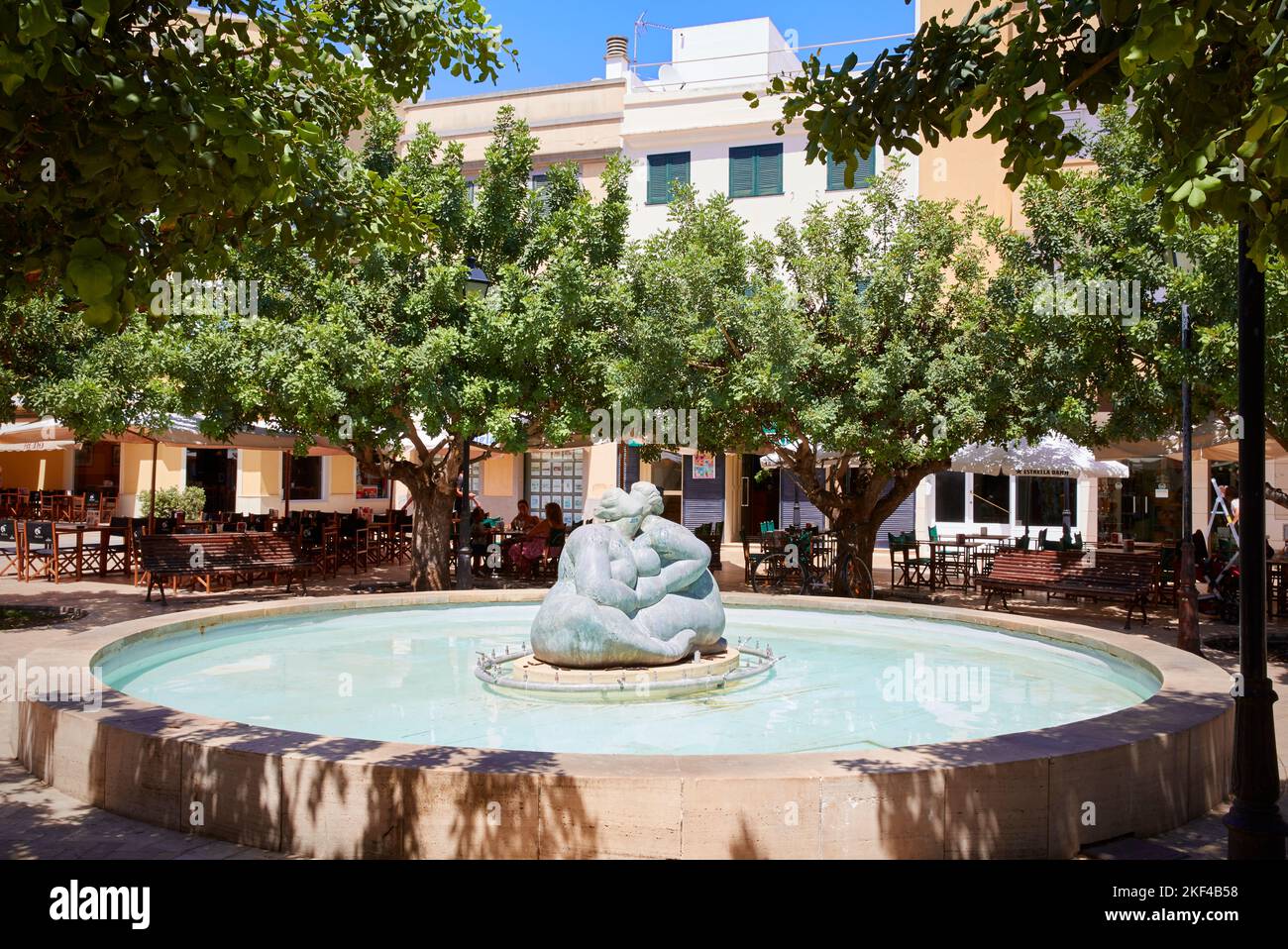 Plaça d'Artrutx, Ciutadella, Menorca, Baleric Islands, Spanien Stockfoto