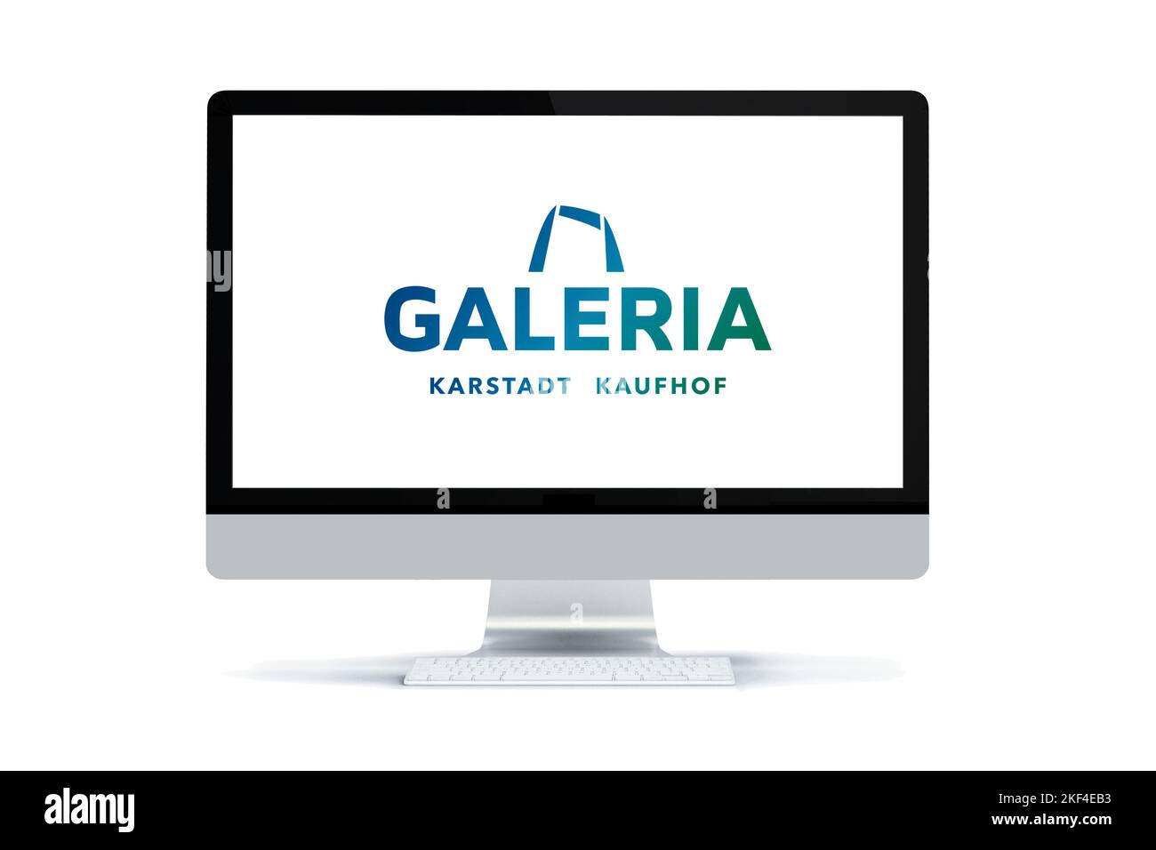 Das neue Logo der Firma Galerie Karstadt-Kaufhof. Nur zur redaktionellen Veröffentlichung! Stockfoto