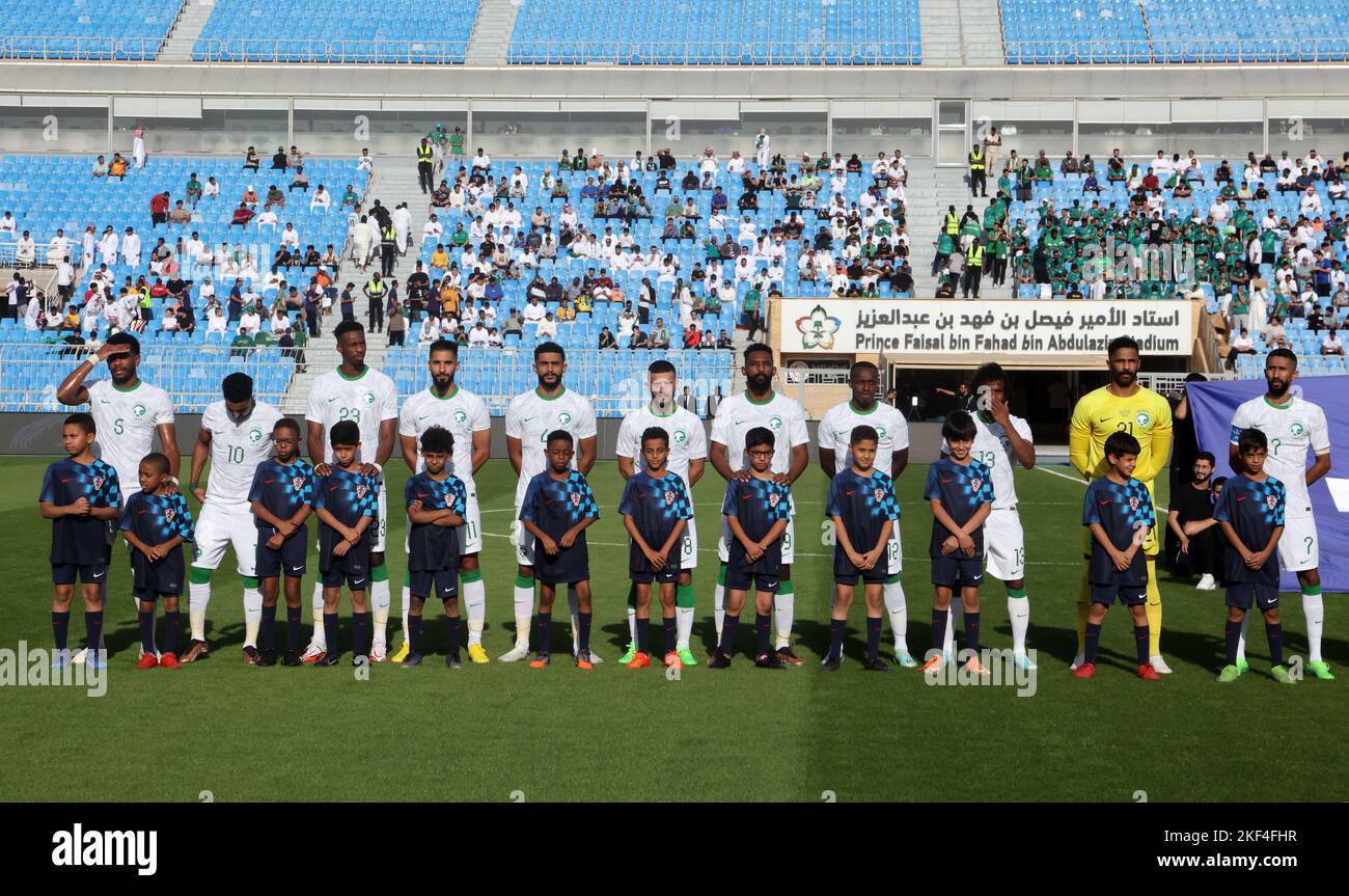 Fußball International freundlich SaudiArabien gegen Kroatien