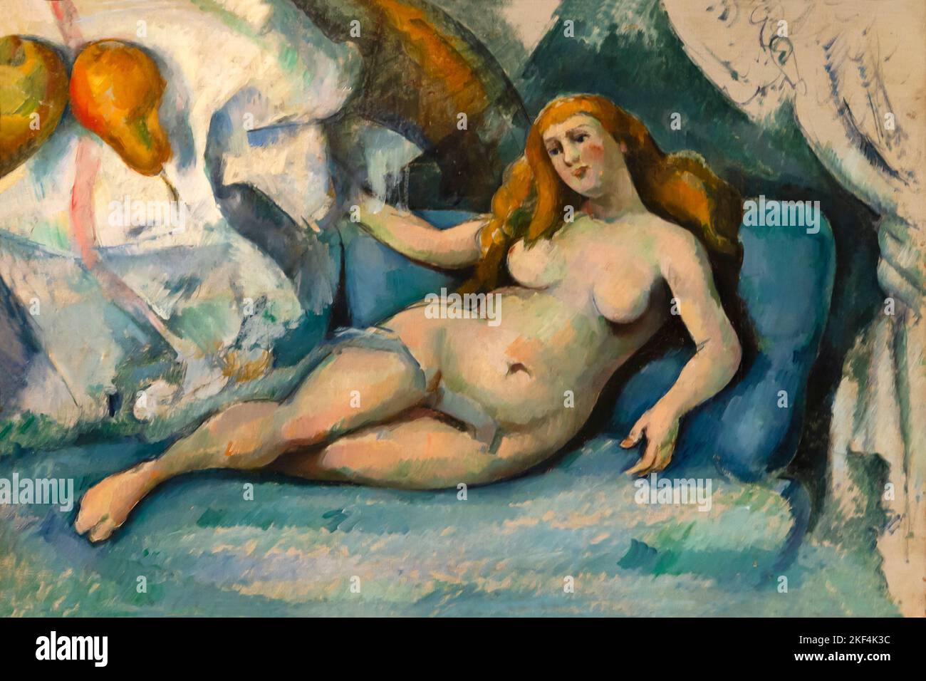 Nackte Frau, Paul Cezanne, 1885-1887, Van der Heydf Museum, Wuppertal, Deutschland, Europa Stockfoto
