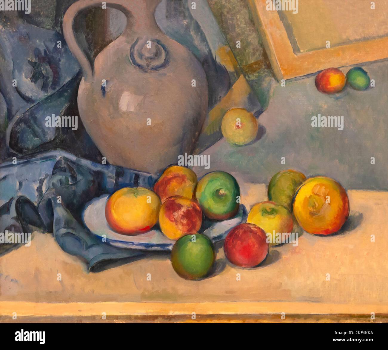 Steingut Pitcher, Paul Cezanne, 1893-1894, Stockfoto