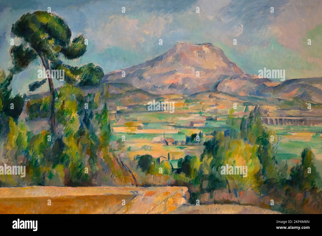 Montagne Sainte-Victoire, Paul Cezanne, um 1890, Musée d'Orsay, Paris, Frankreich, Europa Stockfoto