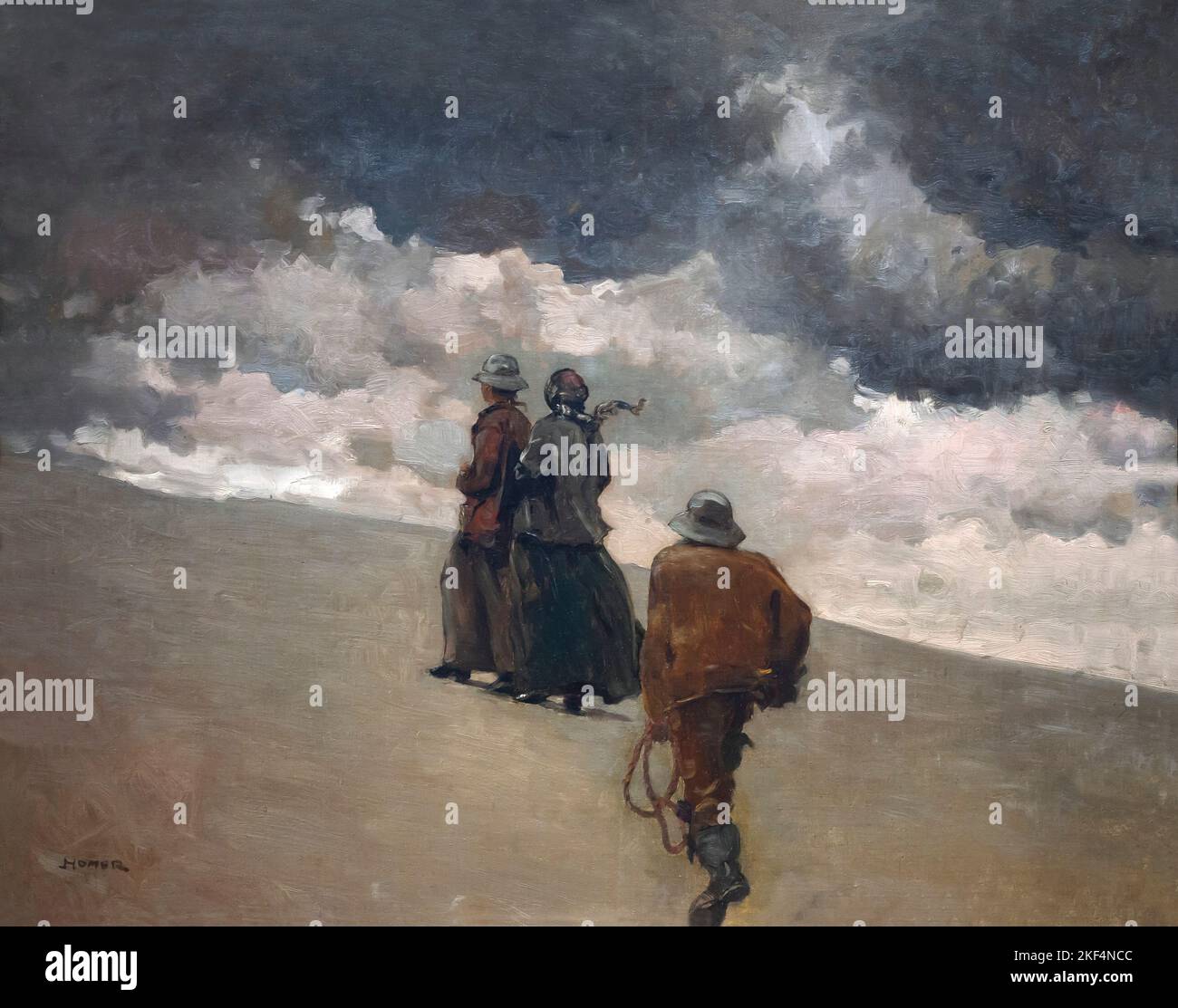 To the Rescue, Winslow Homer, 1886, Phillips Collection, Washington DC, USA Stockfoto