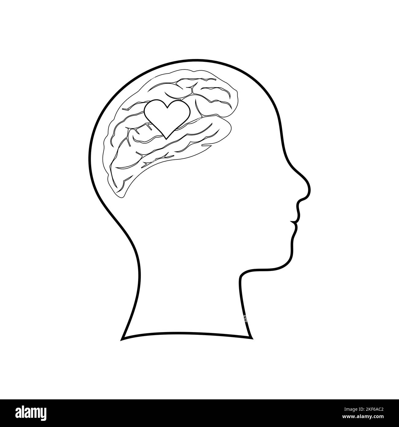 Welt psychische Gesundheit Tag Vektor-Illustration. Ideal für Banner, Poster, Grußkarten und Postkarten Stock Vektor