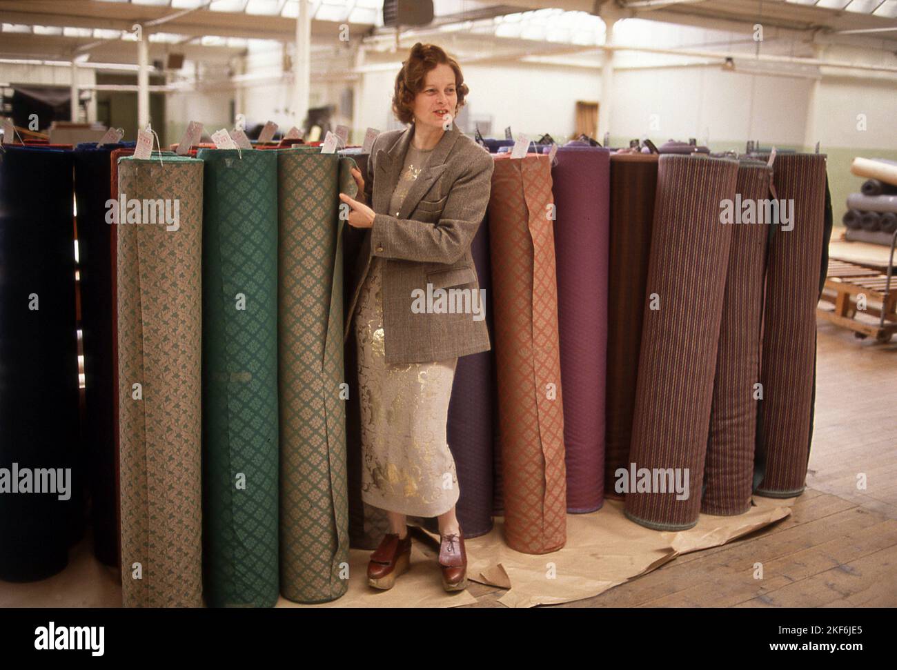 Vivienne Westwood Britische Modedesignerin in Schottland 1990 Stockfoto