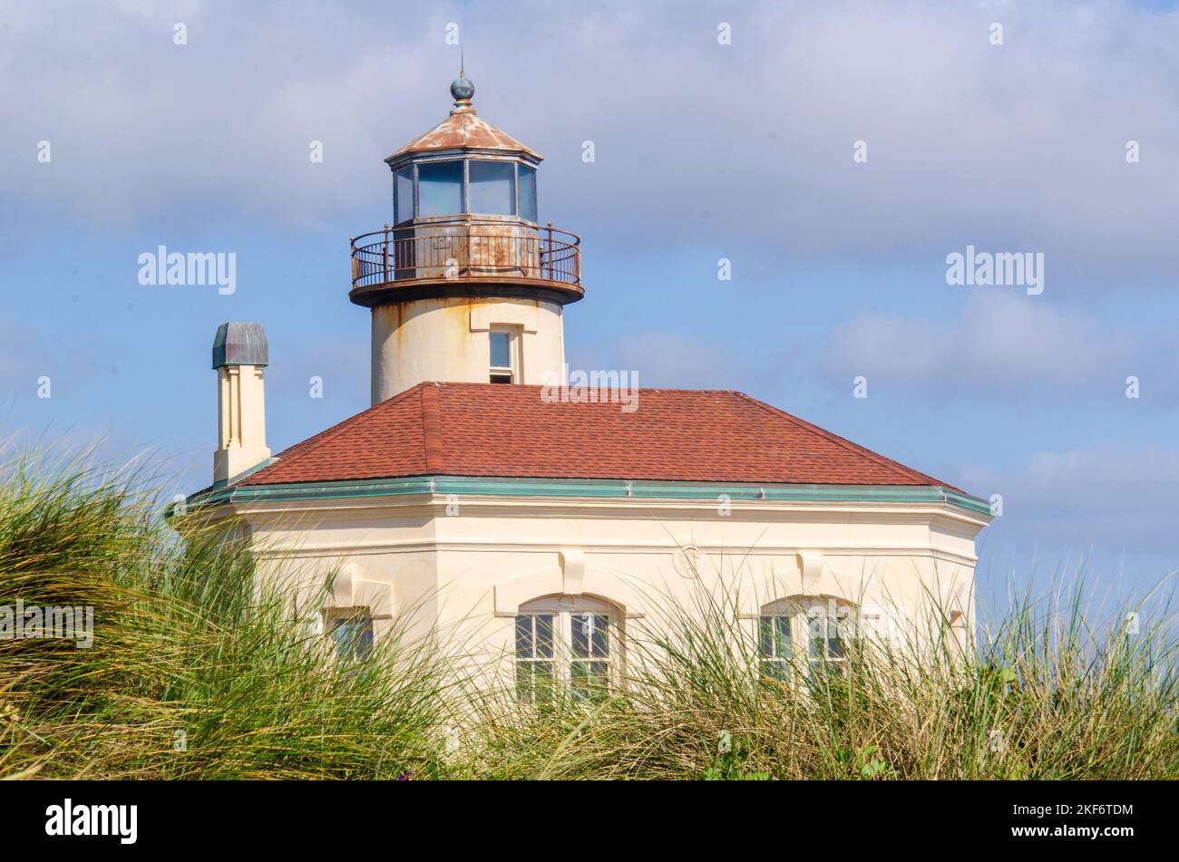 Coquille River Lighthouse in Bandon, Oregon Stockfoto