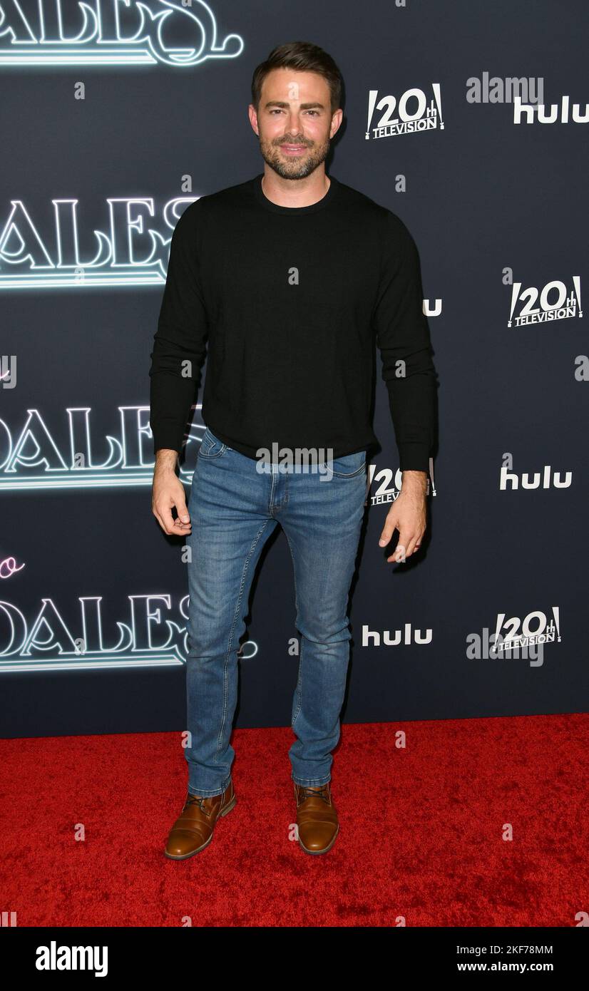 West Hollywood, Ca. 15.. November 2022. Jonathan Bennett nimmt an der Los Angeles Premiere von Hulus „Welcome to Chippendales“ im Pacific Design Center in West Hollywood, Kalifornien, am November15. 2022 Teil. Kredit: Koi Sojer/Snap'n U Fotos/Media Punch/Alamy Live Nachrichten Stockfoto