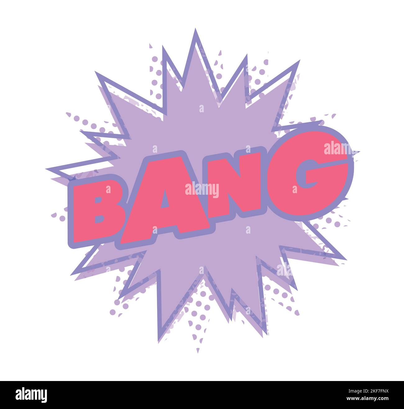 Bang Bang. Pop Art. Comic Explosion. Vektor Der Zeichenvorlage. Designvorlage. Stock Vektor