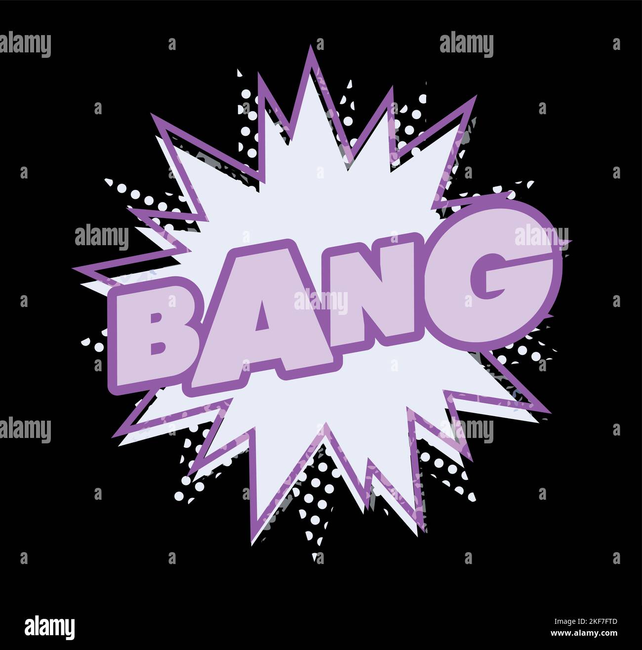 Bang Bang. Pop Art. Comic Explosion. Vektor Der Zeichenvorlage. Designvorlage. Stock Vektor