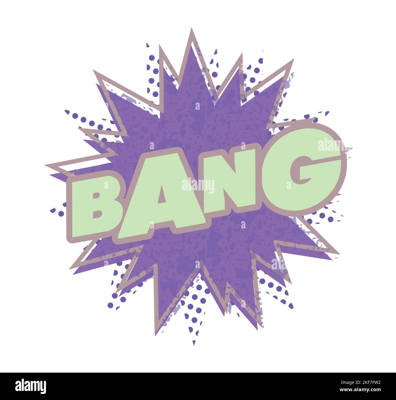 Bang Bang. Pop Art. Comic Explosion. Vektor Der Zeichenvorlage. Designvorlage. Stock Vektor